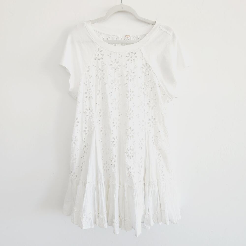 Free People White Eyelet Dress - Picture 4 of 11